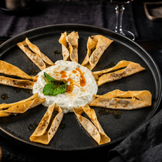Knusprige Manti